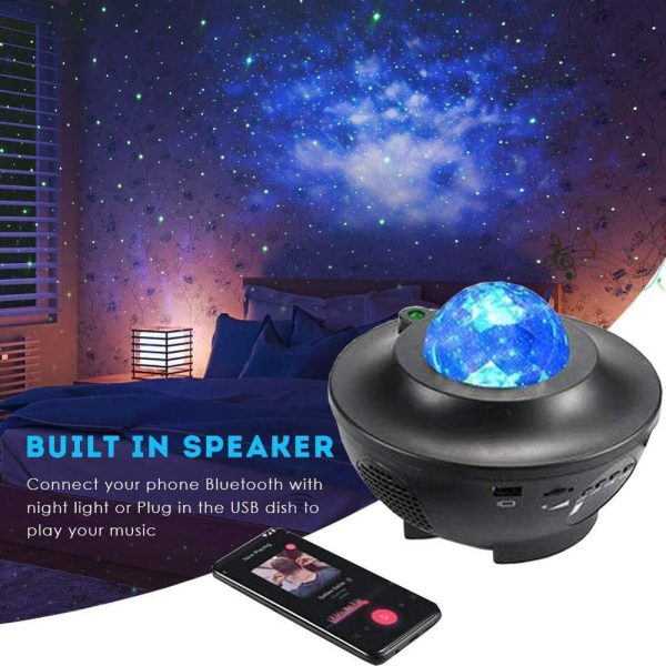 New Romantic Couple & Child Room LED Starry Galaxy Projector Night Light