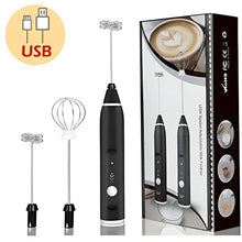 Handheld Electric Milk Frothier Whisk Egg Beater U.S.B Rechargeable Coffee Blender Mixer Former Food Blender.
